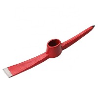 Railway Steel Forged Pickaxe  Wooden Handle Pickaxe P410 For Africa Market